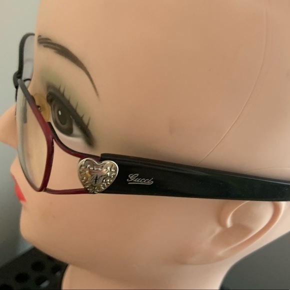 Gucci Eyeglasses GG2837 Rectangular Heart Frame - Picture 7 of 12